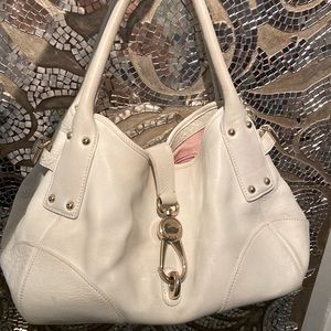 Dooney & Bourke white glorious bag 100% genuine pebble leather from 2003